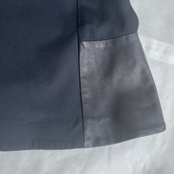 Rag & Bone Montrose Lambskin Leather Panel Mini Black Casual A-line Skirt - Picture 9 of 11